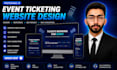 build a custom event ticket booking website for ticket sales