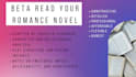 beta read your romance novel