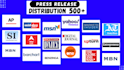 write and distribute press release to premium media sites