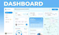 design clean saas dashboard UI UX in figma