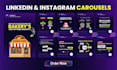 do social media marketing for roofing business and facebook,instagram ads post