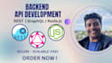 design and develop custom backend apis with node js, rest, and graphql