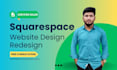 design and redesign a professional squarespace website