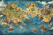 do fantasy map illustration isometric map