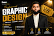 create eye catching logo design, graphic design and facebook ads design