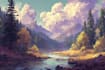 make custom nature and environment illustrations