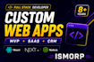 full stack web app development react js nextjs nodejs frontend backend developer