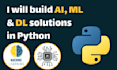 do ai machine learning and deep learning projects with python