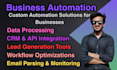 build lead generation tools bot automation data extraction scraping python