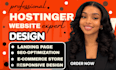 design or redesign your hostinger and wordpress website professionally