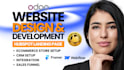 develop build odoo website design hubspot landing page 3d webflow design framer