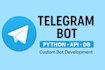 telegram bot and python API db