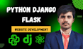 build python django flask website python django developer