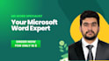 be your microsoft word expert and ms word formatting