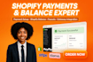 setup and fix shopify payments and shopify balance issues