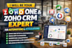 be your zoho one and zoho CRM expert for automations and integrations