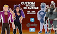 make a 3d custom vrm avatar