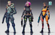 design fantasy and cyberpunk character