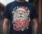 create christmas, retro groovy xmas tshirt design