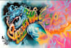 do abstract art, graffiti, illustration, and expressionism