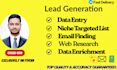 do data enrichment, b2b lead generation and linkedin leads