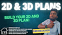 make architectural drawings and 3d design using autodesk revit and autocad
