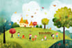 draw children book illustrations and illustrations