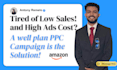 setup and optimize amazon PPC campaigns that increase sales and lower ads cost
