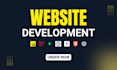 build full stack custom website, business website development