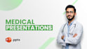 create medical presentations, slide decks, pptx