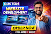 do website development as full stack web developer, PHP laravel HTML CSS react