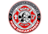 design modern fire fighter logo