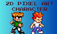 create 2d pixel art game UI, icons, props, and gui elements