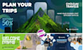 create a mobile safe, facebook cover and banner design