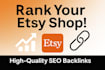 do etsy shop SEO backlinks to boost ranking and sales