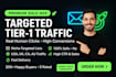 run guarantee 25000x affiliate website clicks targeted solo ads campaign