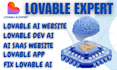 modern lovable ai website, ai saas platform, or lovable ai app