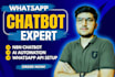 create a whatsapp chatbot, whatsapp bot and whatsapp automation using n8n