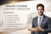 do online video course, onboarding training manual,  ai course creation