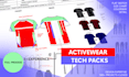design custom sportswear and create professional tech packs