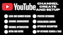 create and setup youtube channel
