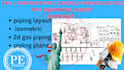 do piping layout piping isometric and equipment layout drawing