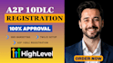 do a2p 10dlc registration, twilio gohighlevel a2p verification, ringcentral a2p