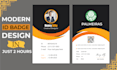 design id card, student card, and identity card, in just 2 hour