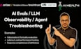 fix ai agents, debug llm apps, ai evals, llm observability