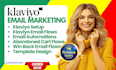 setup klaviyo and shopify integration and setup klaviyo email flows omnisend