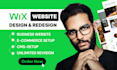 design, redesign professional wix website, wix studio, landing page with SEO