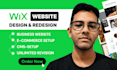 design, redesign professional wix website, wix studio, landing page with SEO