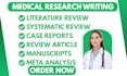 help you in case report, meta analysis, systematic review and review article