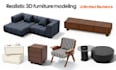 do 3d furniture models in c4d